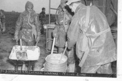 Chemical Warfare-Mixing Lime