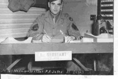 1st Sgt P A Joyce