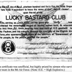 Lucky Bastard Club Card