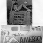 43-38736: Maiden America with poster
